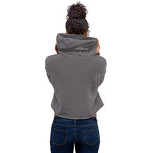 Sweat à Capuche Crop-Top signature Algérie brodé — vue de dos