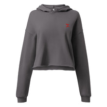Sweat à Capuche Crop-Top signature Berbère brodé — vue de face